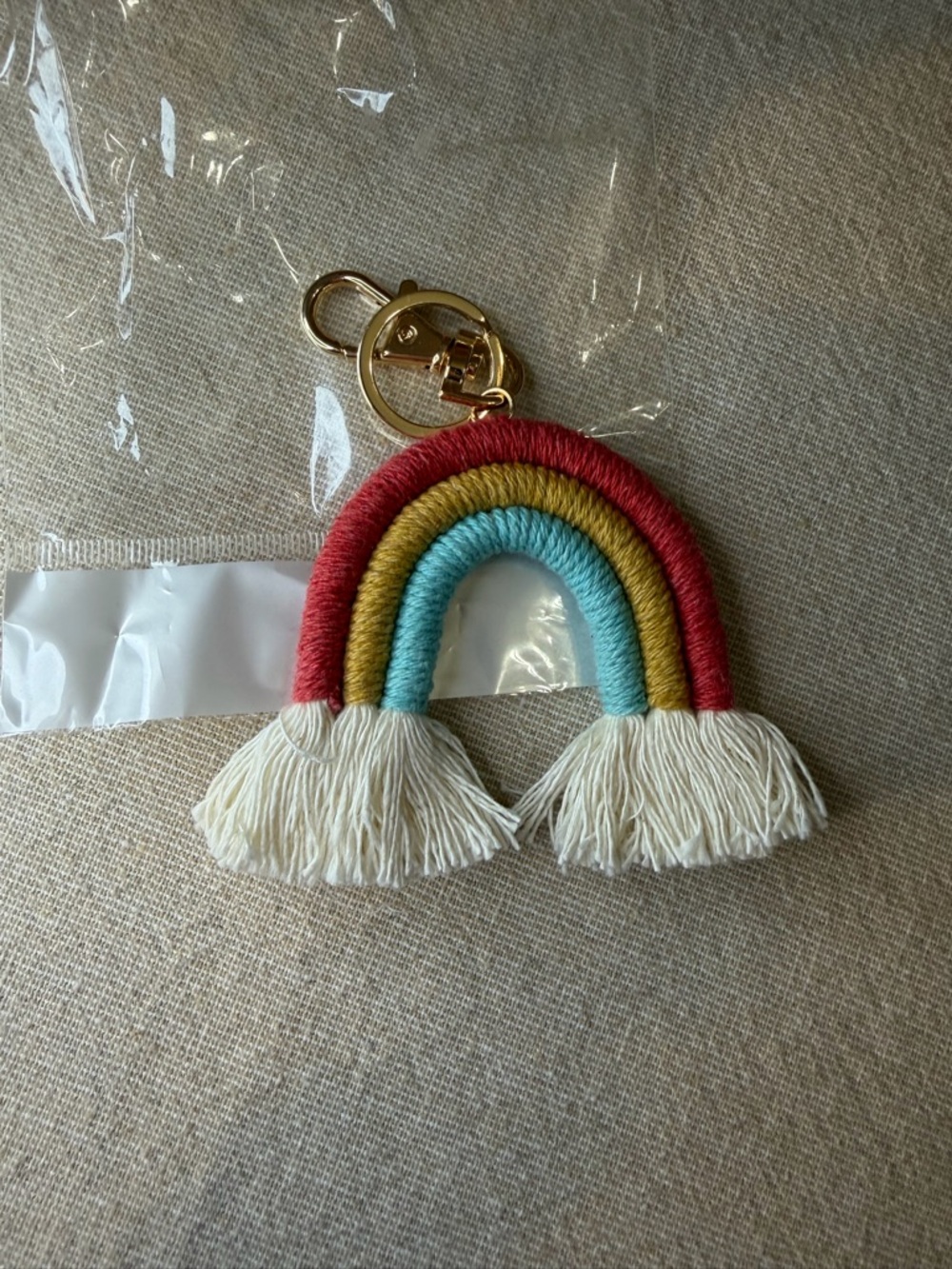 Rainbow bag charms/keychain set of 2 - Picture 3 of 3